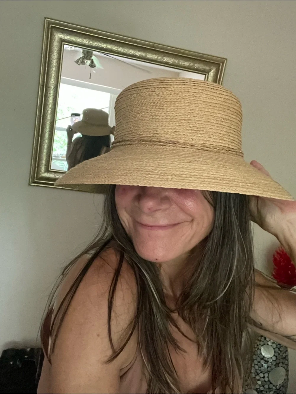 Helen Kaminski Sun Hat - shapable natural wide brim